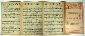 Rosa che bella Cosa spartito